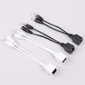 Miniatyrbild 2 av 8: 1Par POE-kabel Passiv Power Over Ethernet-adapterkabel POE S White