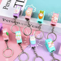 Miniatyrbild 3 av 8: 1Set Mini aron Color Metal Häftapparat Set med häftklamrar också 8