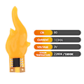 Miniatyrbild 2 av 7: 3v Led Cob Flash-ljus Edison Flexible Filament 2200K Diode L