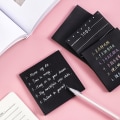 Miniatyrbild 3 av 8: 50 ark 76*76 cm Svart färg Sticky Notes Självhäftande Memo P
