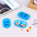 Miniatyrbild 4 av 8: 1st 2 Grids Daily Waterproof Pill Organizer Bärbar Pill Box P 1