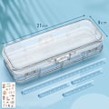 Miniatyrbild 1 av 8: Kawaii Transparent Case Dubbellager Multifunktion Barn A