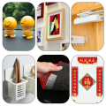 Miniatyrbild 8 av 8: 5M/10M Stark Fixering Dubbelsidig tejp Base Translucent Mesh 1cm x 5M