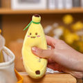 Miniatyrbild 7 av 8: Nya bananplyschleksaker Fruktstoppade dockor Nyckelring Semesterpresent