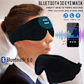 Miniatyrbild 6 av 6: Sovhörlurar, 3D Sömnmask Bluetooth Trådlös Musik Ögonmask, Sovhörlurar för Sidosovare Sömnmask med Bluetooth H