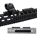 Miniatyrbild 3 av 8: M Lok Picatinny Rail 5 7 9 11 13 Slots Mlok Scope Mount Weaver Nylon Picatinny Side Rail 0.3
