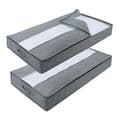 2-pack förvaringsväska under sängen LIGHT GRAY