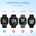 Miniatyrbillede 4 af 5: Oplader til Fitbit Versa 2 ur (ikke til Versa/versa Lite), USB-opladningskabel dock-stativ til Versa 2 Health & Fitness Smartwatch