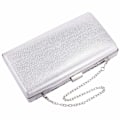 Pikkukuva 5 / 6: Kimalteleva clutch-laukku - Hopea Hopea
