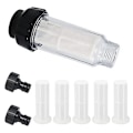 Miniatyrbilde 1 av 5: Vannfilter Hageslange, 3/4 Toms Vannfilter Sett Med 5 Filterinnsatser + 2 Raske A