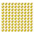 Miniatyrbillede 4 af 5: 100/200 stk Mini Gummi Ankor Miniatyr Harts Ankor Gul Tiny D 100pcs yellow 100pcs