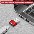 Miniatyrbillede 5 af 5: Usb C Hun Til Usb Han Adapter (2 Pak), Type C Til Usb A Opladerkabel Adapter Til Iphone 11 12 Pro