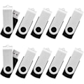 Miniatyrbillede 1 af 5: Sunrain 10-pak USB-flashdrev, 8 GB flashdrev, USB 2.0-flashdrev