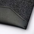 Miniatyrbild 3 av 6: Macbook Pro 13 & 15 Tum Fodral Ullfilt Läder Svart Macbook Pro 13 tum (2016-2020)