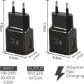 Miniatyrbild 4 av 5: 4-pack 5V-2A USB-strömadapteruttag Universell snabbladdare