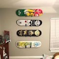 Miniatyrbillede 4 af 5: Vandrette Snowboard Vægmonteringsklips, Snowboard Vægreol Snowboard Montering Opbevaring Snowboard Display Vægmontering Holder Til Værelse 4pcs