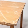 Elastisk tilpasset bordbeskytter i plast - Klar - Avlang/Oval - Passer