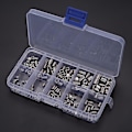Miniatyrbild 4 av 5: 200 st 304 Rostfritt Stål Grub Skruvar Hex Socket Skruv Sortiment Kit Set M3/m4/m5/m6/m8 (trasslig)