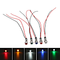 Miniatyrbilde 2 av 5: 5x Bil Båt 12v-24v 6mm LED Indikatorlys Dash Instrumentpanel Advarselslampe Shytmv