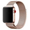 Miniatyrbillede 1 af 6: Apple Watch SE 40mm Armbånd Milanese Loop Rosaguld Sort