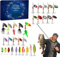 Fiskekalender 2026, 24-dagars fiskeredskapskalender, fiskedragset