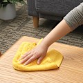 Miniatyrbillede 7 af 7: Basics Mikrofiber Bil Tørre Håndklæder (3-pak), Fnullerfri, Ridsefri, Meget Absorberende Tørre Håndklæde til Biler, 40,6 x 40,6 cm, Gul