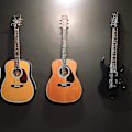 Miniatyrbild 5 av 5: 5-pack svart gitarrhängare Väggmonterad display med skruvar Passar gitarrer