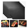 Miniatyrbillede 1 af 7: 9-pak Grillmåtte, Ovnmåtte, Bagemåtte - Non-stick - 40x33 Sort 9-pak 9-Pack