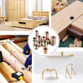 Pikkukuva 3 / 5: M8 x 15mm Puukierteinen Insertti, M8 Puuinsertti, Sinkkiseos Kuusiokierteinen Mutteri, Päämutteri Puukalusteille (100kpl) M8×15