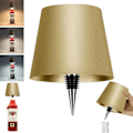 Pikkukuva 1 / 6: Langaton pullolamppu, RGB LED-pullolamppu, beige, keltainen beige yellow