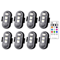 Miniatyrbilde 1 av 3: /NN/8 Farger LED Strobelys Flylys 8STK 8stk