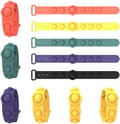 Fidget Sensorisk Leksak, Stressavlastande Push Pop Fidget Leksak för Barn, Vuxna med ADD, ADHD, Fidget Leksak Anti 5pcs