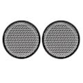 Miniatyrbillede 4 af 8: 2 stk. Højttalergitter 8 tommer Bil Autocamper Sort Metal Jern Subwoofer Netgitter 0.3