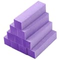 10x Buffing Slipning Buffer Block Filar Akryl Pedikyr Manikyr Nail Art Tip Viola