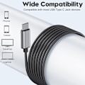 Pikkukuva 5 / 10: USB-C Kuulokkeet Samsung Galaxy S23 Ultra S22 S21 FE S20 A53 A54 USB-C Kuulokkeet Black