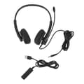 w XD1000 USB-headset 3,5 mm brusreducerande mikrofon Kundtjänstheadset för Skype Webinar Call Center
