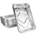 25 stk. Aluminium Ovnsformer 31,6x21,2x4,2cm Stor Størrelse Engangs Bakeform Fett Samleform