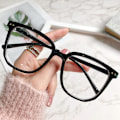 Miniatyrbillede 5 af 5: Unisex Blå Lysblokerende Briller Letvægts Briller Uden Styrke Til Gaming Læsning Studier Transparent Frame
