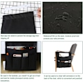 Miniatyrbillede 5 af 5: Sofa Armlænsorganisator Magasiner Fjernbetjeningsholder Vandtæt Taske Sofa Opbevaringstaske til iPad Mobiltelefon Bøger Lommetørklæder Snacks osv.