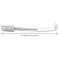 Miniatyrbilde 5 av 5: 24 stk Standard Banjo Kroker, justerbare Banjo Kroker Banjo Krok Holder Banjo Flat Kroker Deler Tilbehør Silver