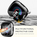 Miniatyrbillede 4 af 8: Diruite 4-pak etui til Fitbit Versa 4/Sense 2 skærmbeskytter, HD stødabsorberende blødt TPU-etui med fuld beskyttelse til Fitbit Versa Black+Black+Black+Black