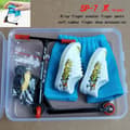 Finger Scooter Set Small Finger Skateboard BLACK Black