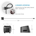 Miniatyrbillede 2 af 5: Oplader til Fitbit Versa 2 ur (ikke til Versa/versa Lite), USB-opladningskabel dock-stativ til Versa 2 Health & Fitness Smartwatch