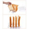 Miniatyrbillede 5 af 7: 2 stk. Toastbrød Rack Holder 8 Skive Huller Rustfrit Stål Værktøj Køle Gitter Brød Rack Rektangel Air Fryer Tilbehør Organizer