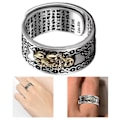 Miniatyrbilde 4 av 5: Feng Shui Ring Justerbar Pixiu Amulett Lykkering Mantra Beskyttelse Velstandsring For Kvinner Menn Ringer