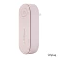 Wireless Ultrasonic Dust Mite Repeller, Rechargeable Silent Mite Cleaner for Bedroom, Bedding, Allergy Relief Pink-FX- Pink EU plug