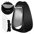 Popup-telt Garderobe - Stående Camping Svart black