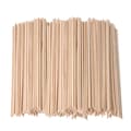400 st björkträ runda pinnar träpinnar för DIY-hantverk 148x2,2 mm