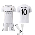 Pikkukuva 1 / 2: 2025-2026 Real Madrid Koti Lasten Aikuisten Jalkapallopaita Setti Nro. 10 Modric No.10 Modric 16