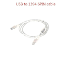 Pikkukuva 4 / 4: 1 X Firewire Ieee 1394 6-pinninen uros USB 2.0 -urosadapterikaapeli